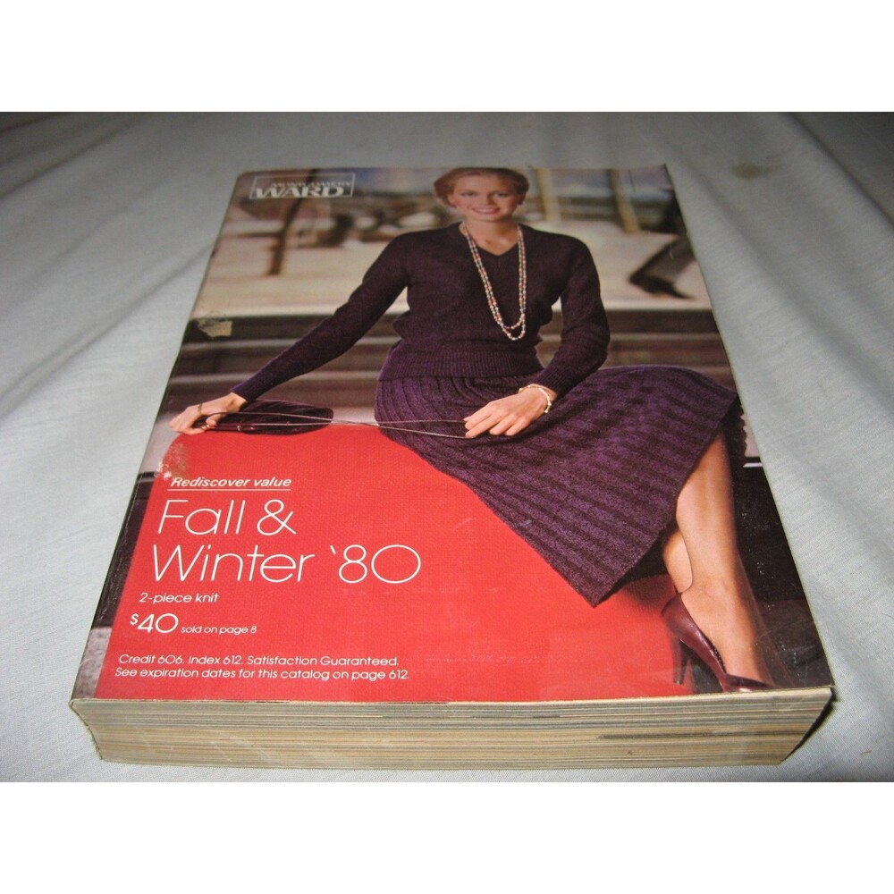 Montgomery Ward Fall & Winter 1980 Catalog Clothing Lingerie Shoes Jewelry